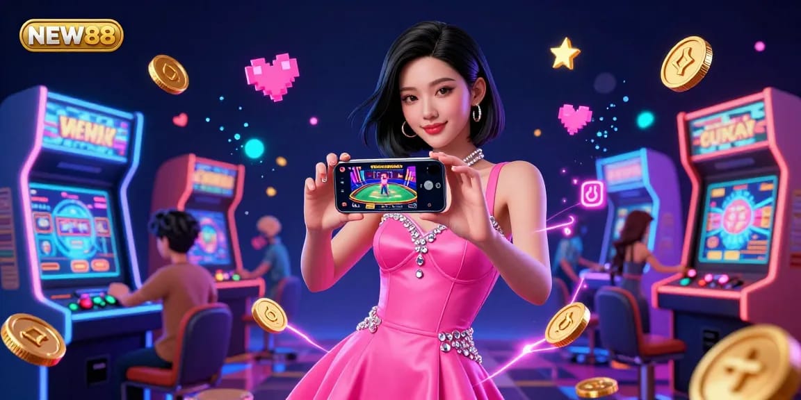 Experience the engaging gameplay at NEW88 with rich casino elements and vibrant characters.