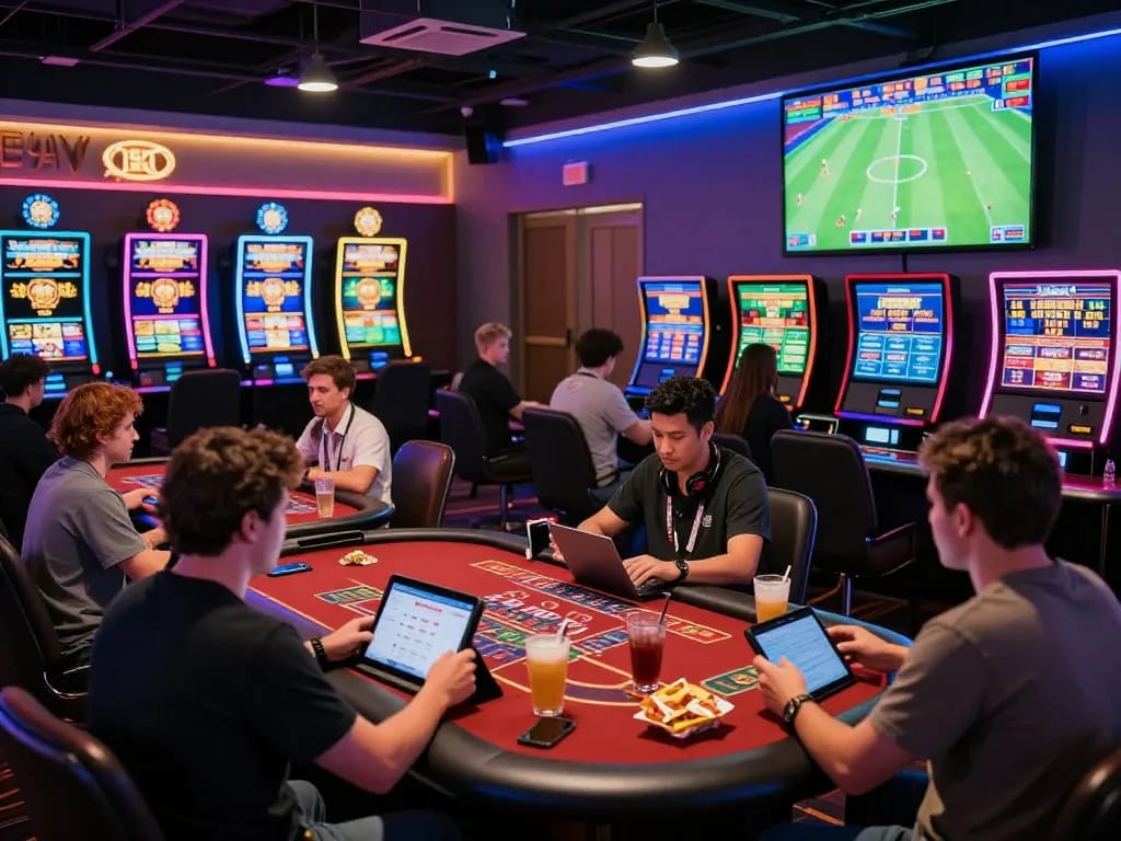 88aa players enjoying a dynamic online casino gaming experience with slots and live betting.