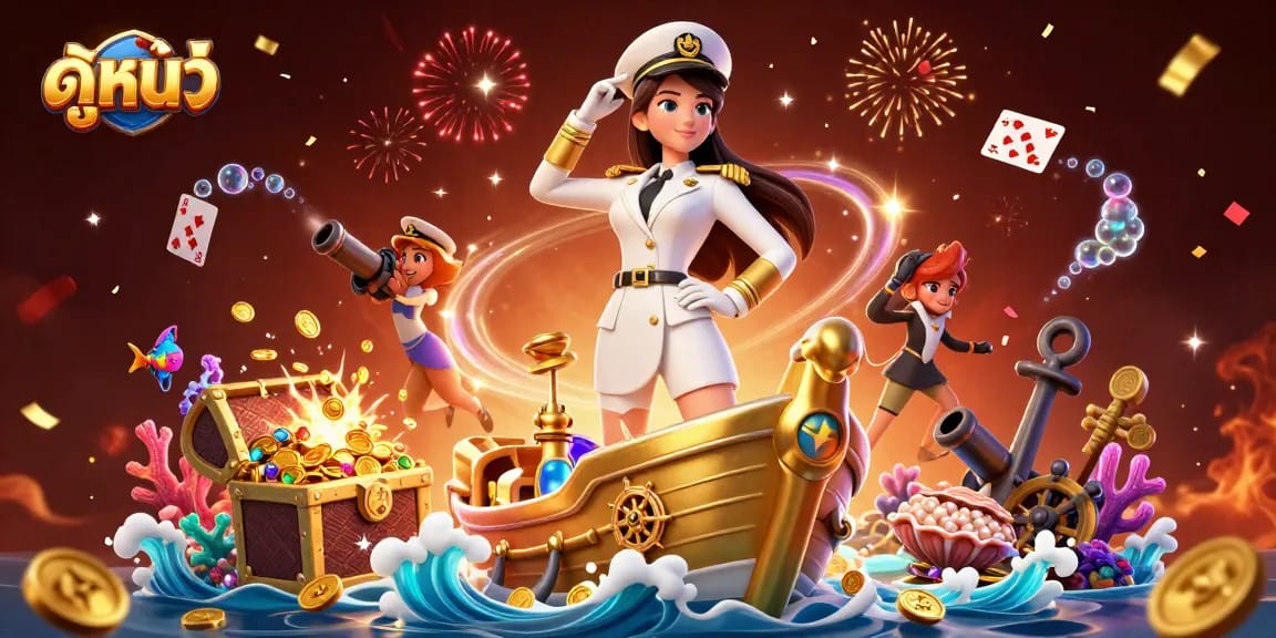 Participate in ดูหนัง online with vibrant casino-themed elements, showcasing rich gold details.
