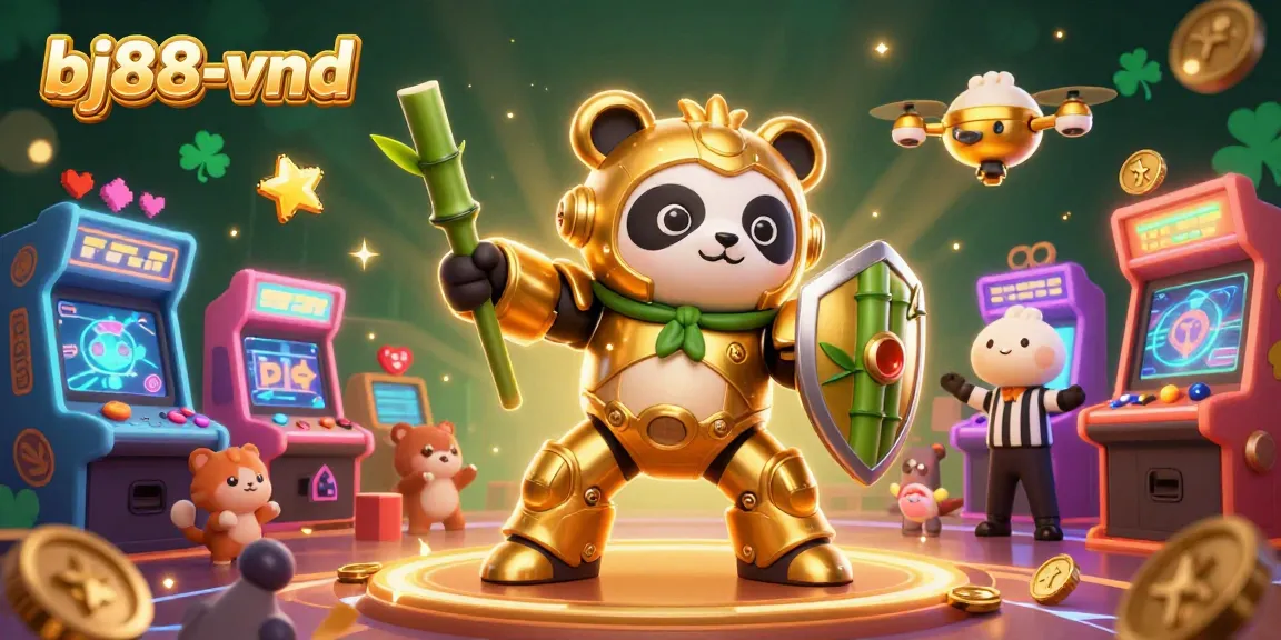 Experience thrilling gaming with bj88-vnd in a vibrant casino arena filled with 3D action and energy.