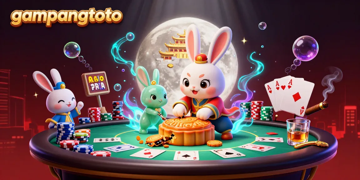 Play and win with gampangtoto showcasing vibrant casino elements and dynamic characters.