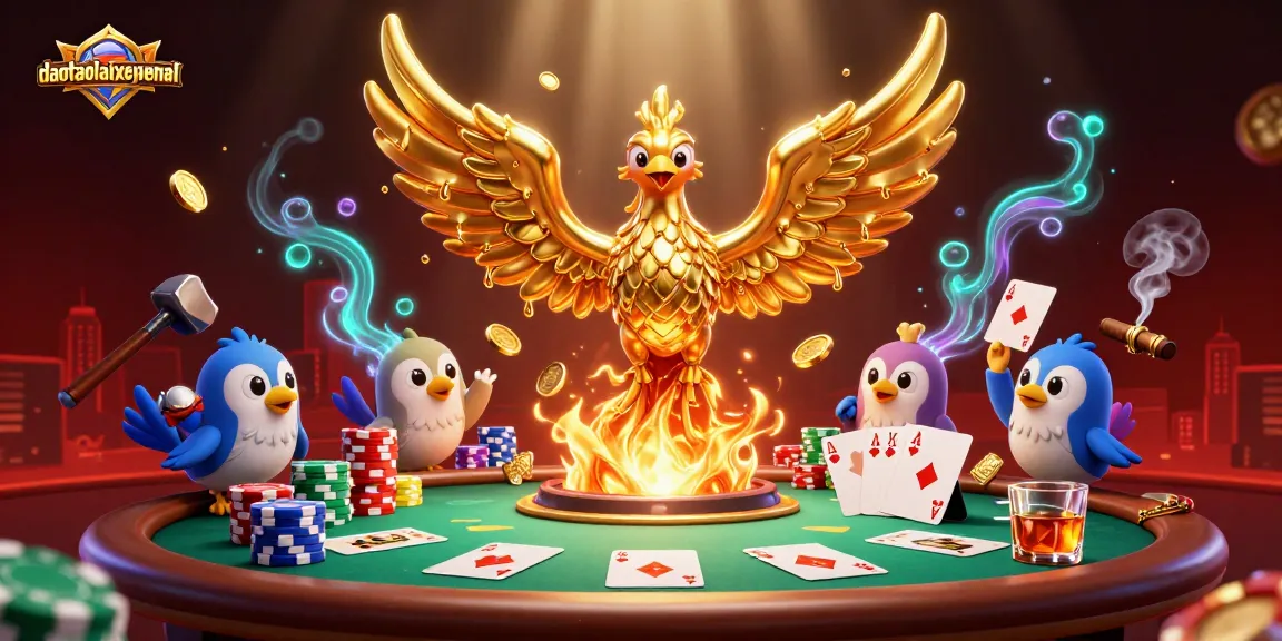 Experience excitement at daotaolaixeyenbai with a dynamic 3D casino scene filled with golden treasures.