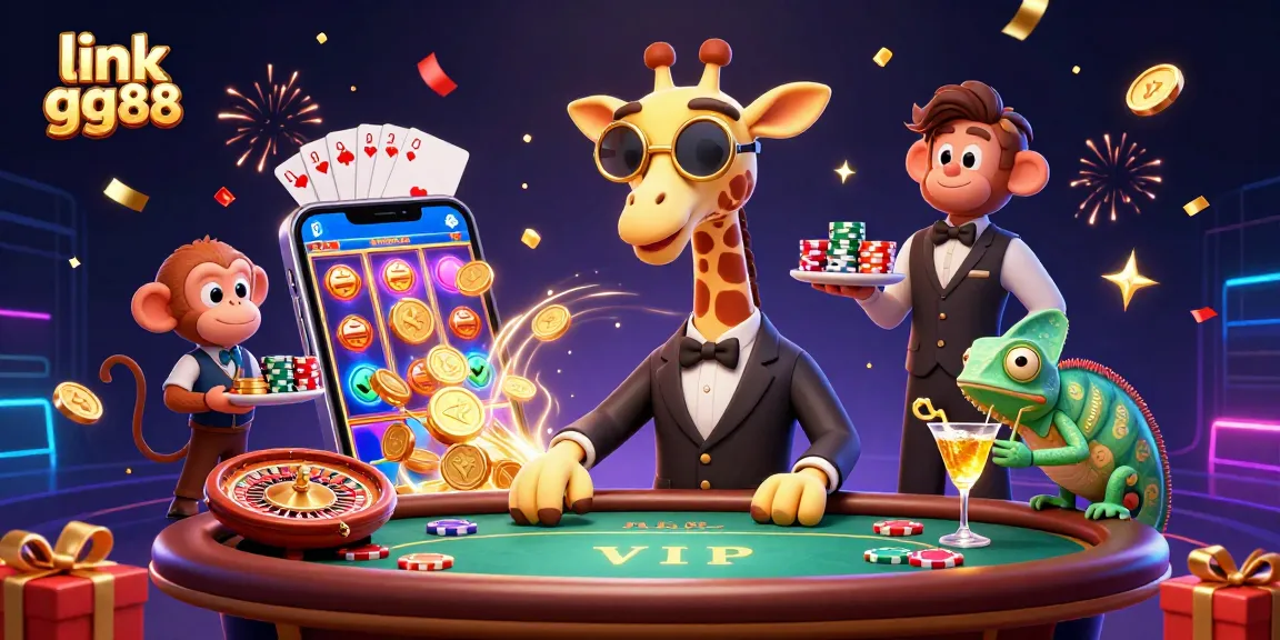 Engaging players with a dynamic atmosphere at link gg88 showcasing a vibrant casino scene enriched with various game elements.
