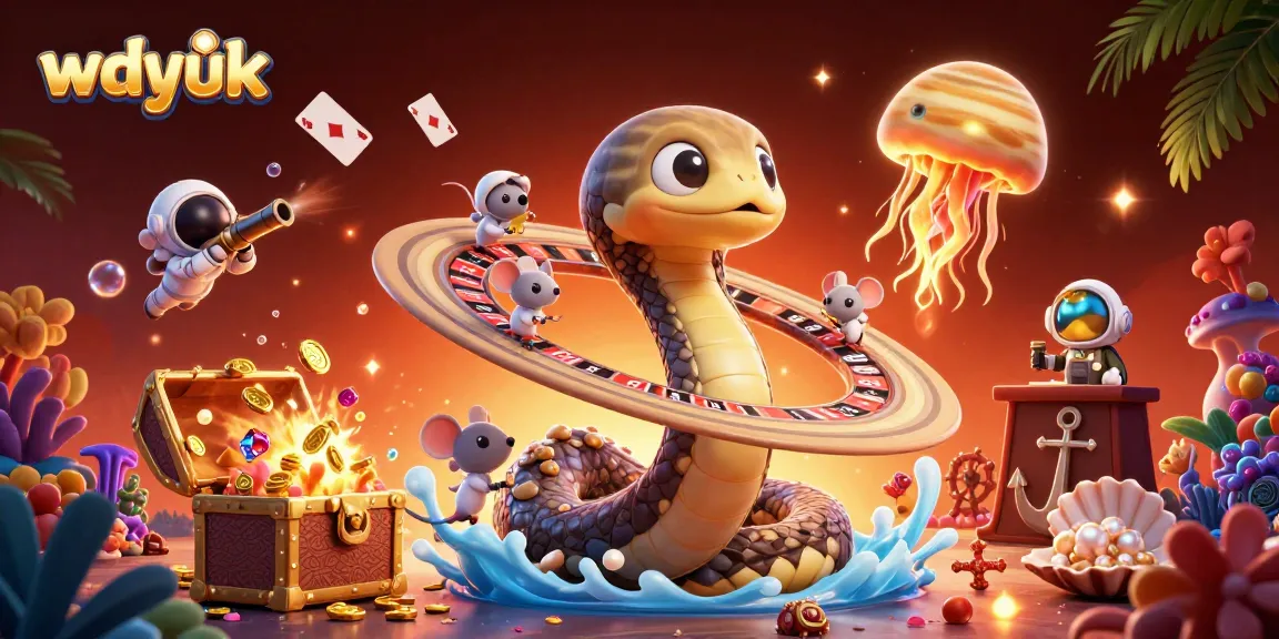 Engage with the thrilling world of wdyuk as astronaut mice place bets on a cosmic roulette wheel.