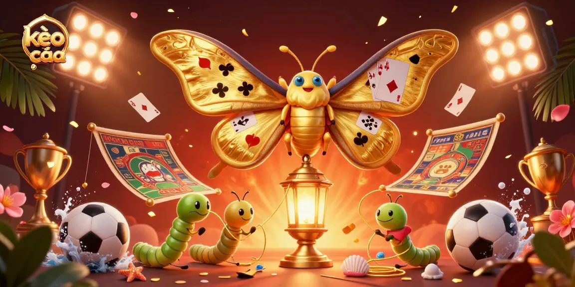 Engage with kèo nhà cái in a vibrant sports betting scene, featuring characters and dynamic elements.