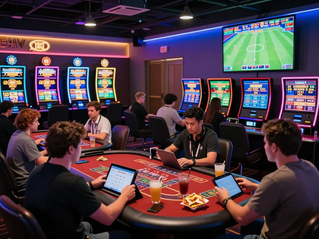 88aa players enjoying a dynamic online casino gaming experience with slots and live betting.