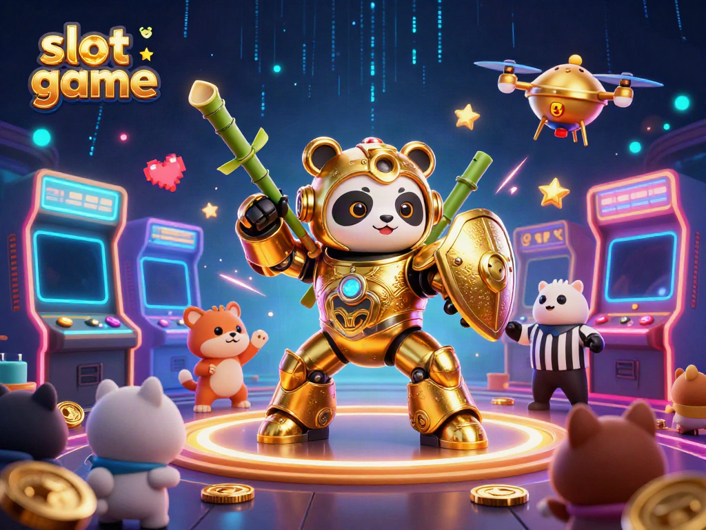 Engage in an exciting slot game featuring vibrant characters and animated casino elements.