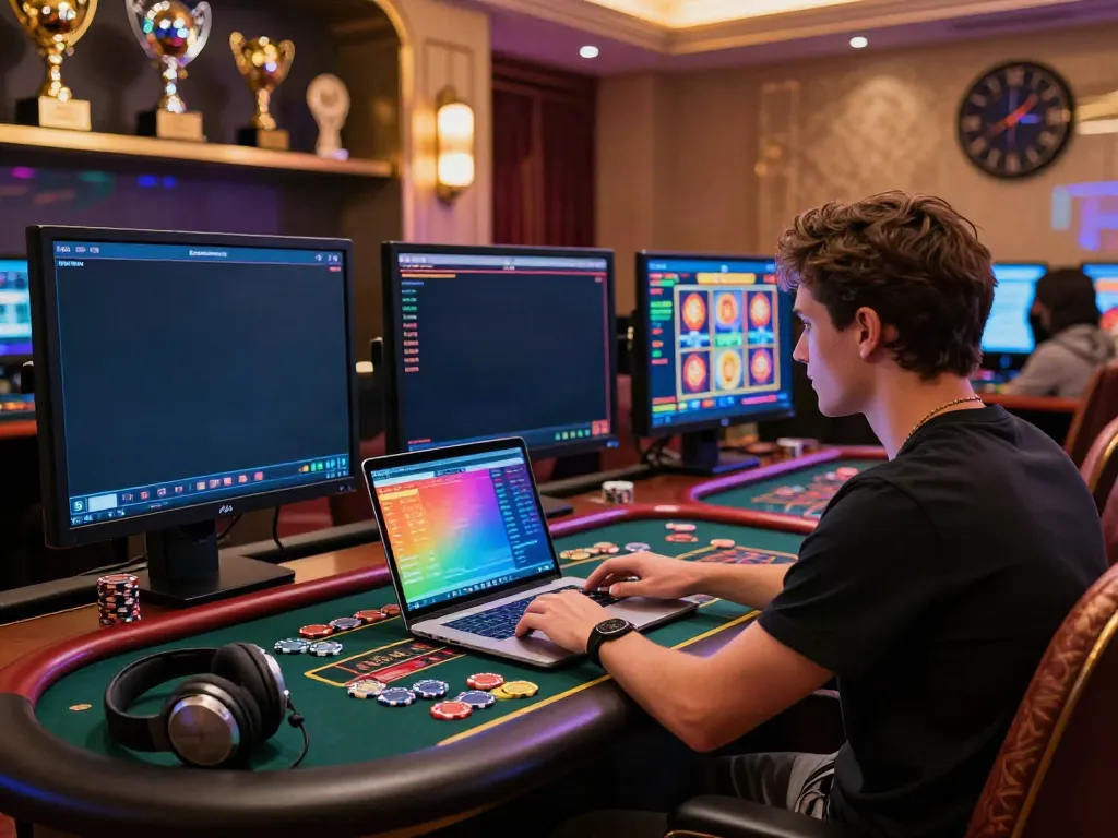Experience thrilling online gambling with akunjp in a luxurious setting.