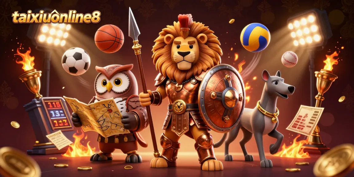 Experience online gambling excitement with taixiuonline8's unique casino scene showcasing dynamic elements.